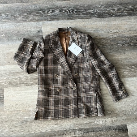 NWT Acne Studios herringbone oversize blazer - Picture 6 of 16